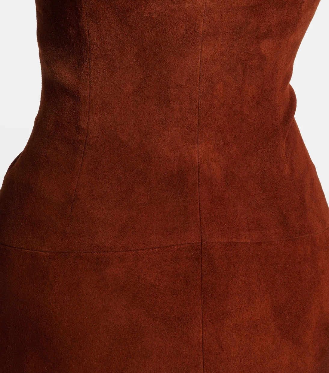 Stouls - Monica strapless suede midi dress
