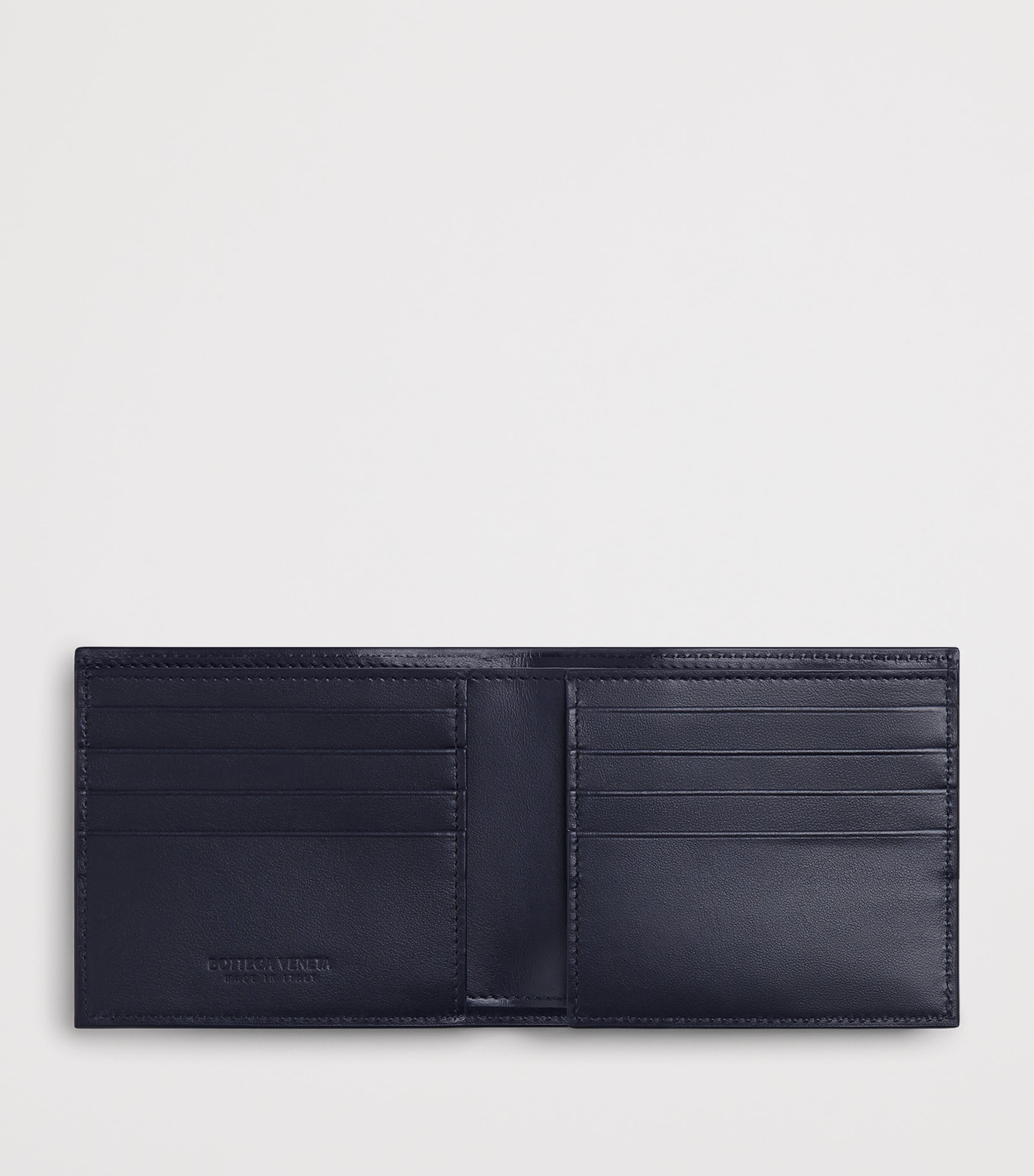 Leather Intrecciato Bifold Wallet