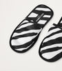 Dolce & Gabbana Casa Zebra Slippers and Sleep Mask Travel Set