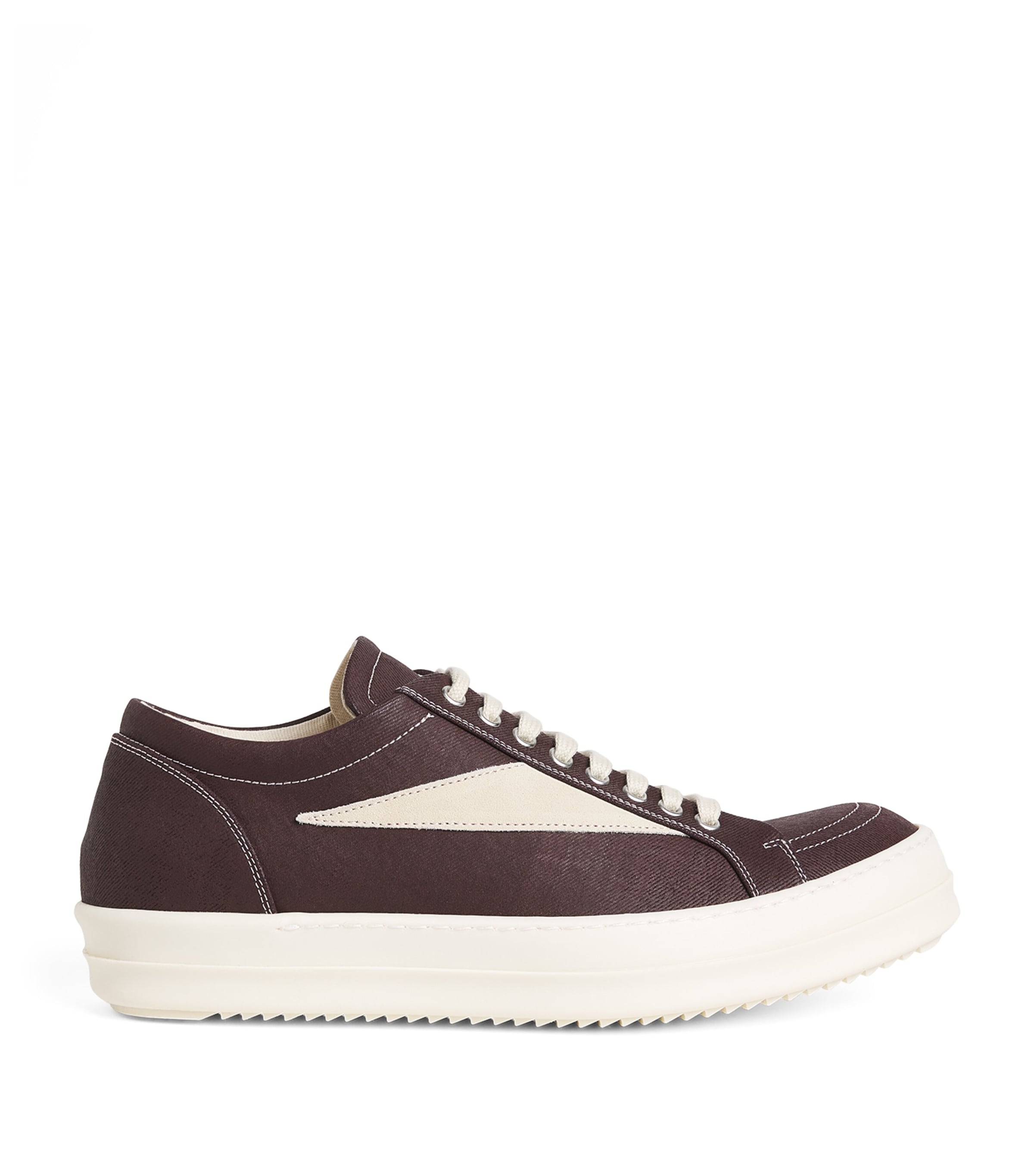 DRKSHDW Waxed Canvas Vintage Low-Top Sneakers