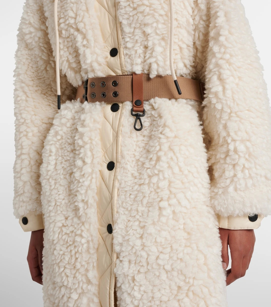 Moncler Grenoble - Blavet hooded teddy down coat