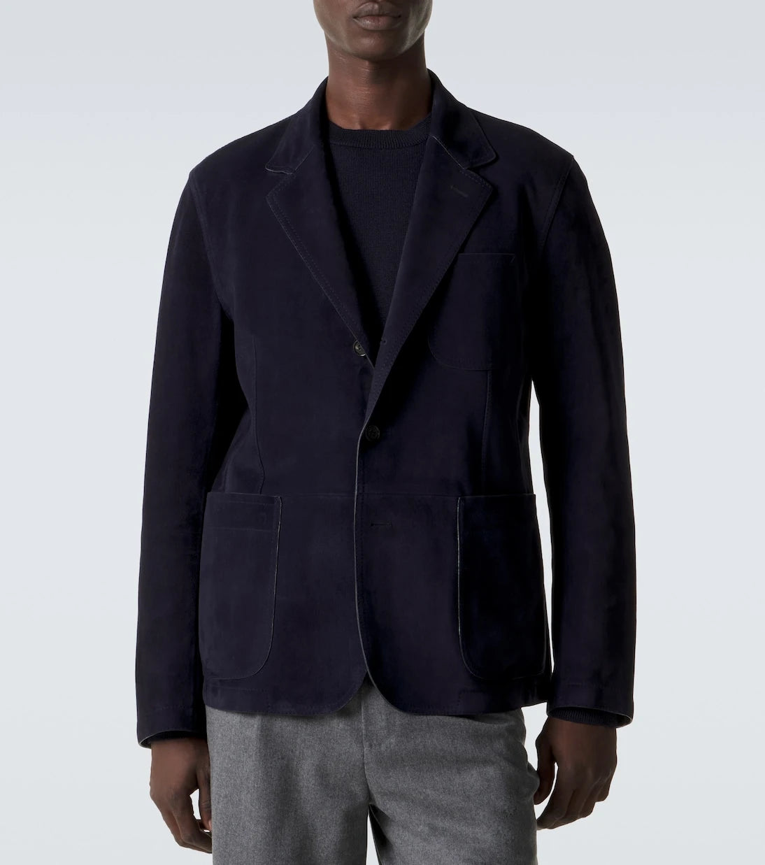 Ralph Lauren Purple Label - بليزر من الشامواه