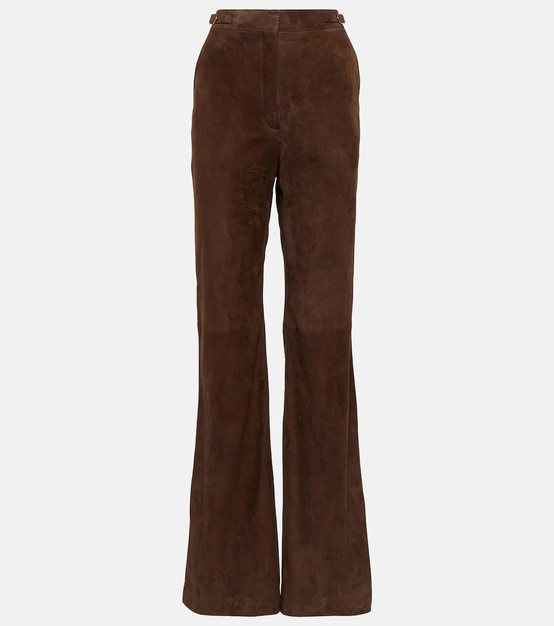 Gabriela Hearst - Vesta high-rise suede flared pants