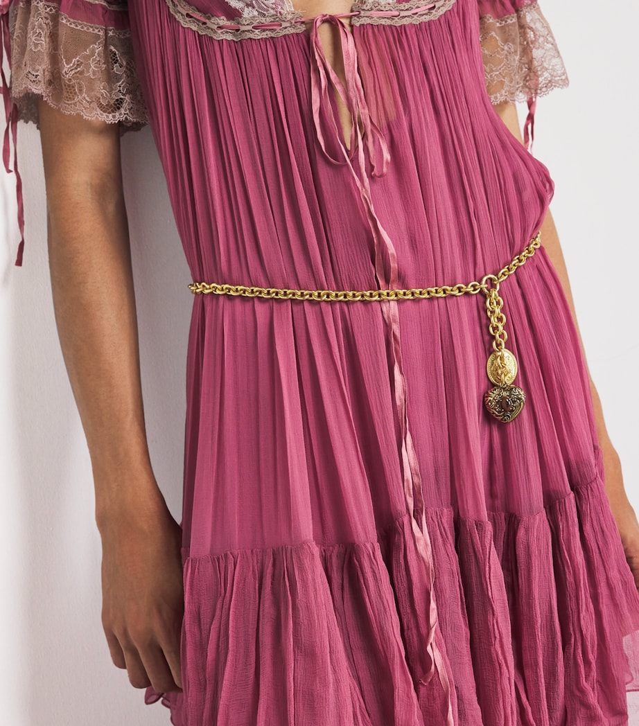 Gold Heart Chain Belt