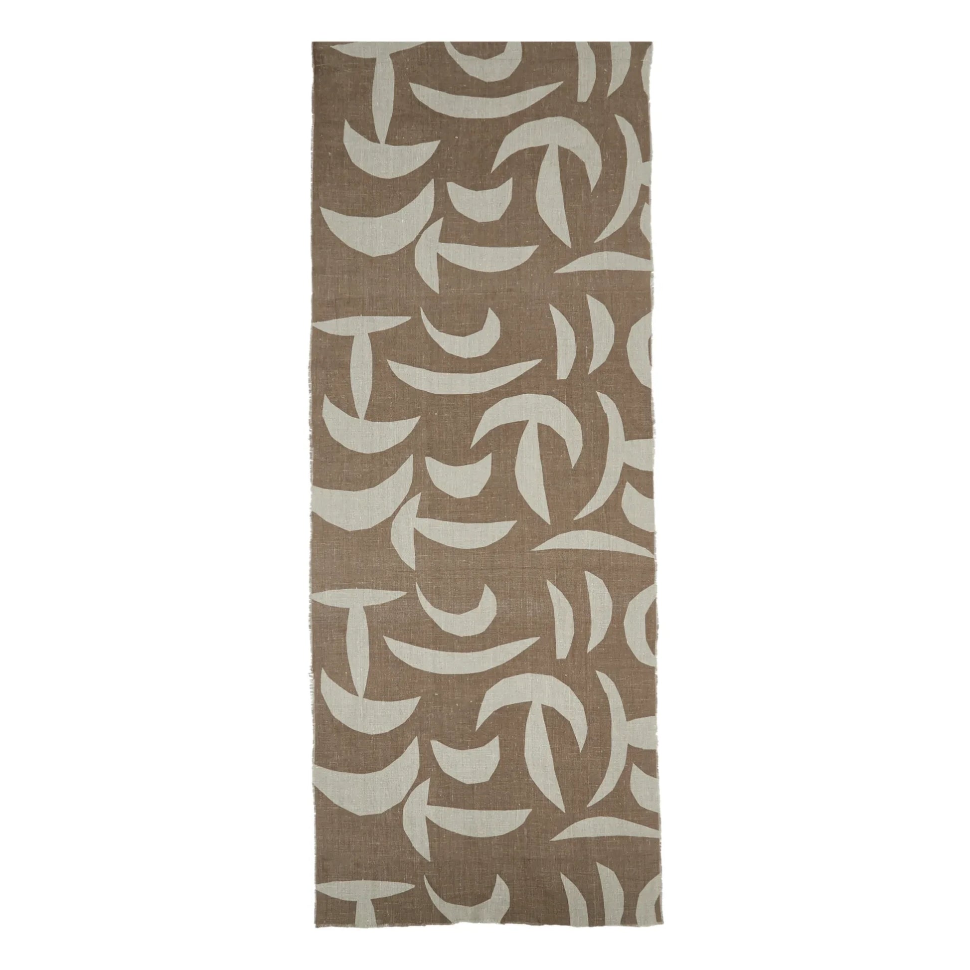 Aeand - Carob Linen Wall Hanging | Chocolate