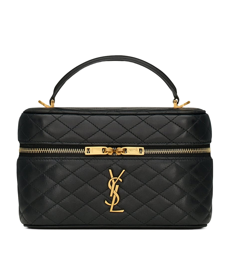 Saint Laurent Black Mini Gaby Top-Handle Bag
