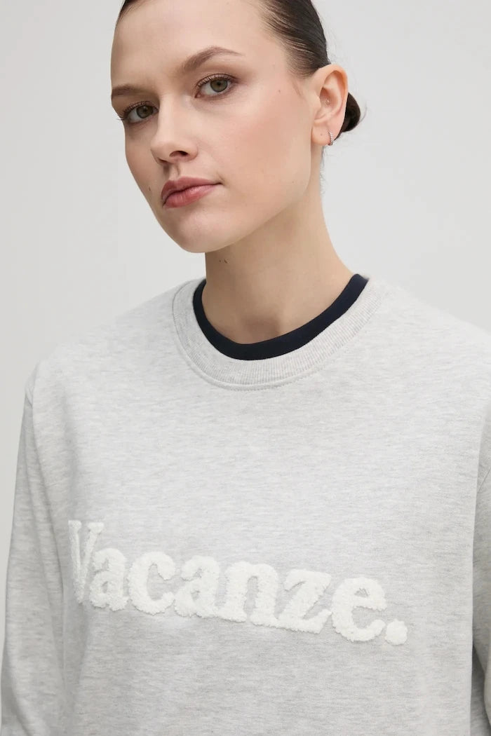 Pamuklu sweatshirt Drivemebikini Vacanze Chenille