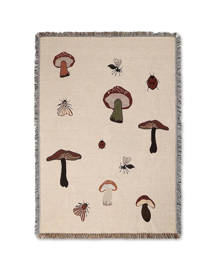 ferm LIVING Forest Tapestry Pamuklu Battaniye 120 x 170 cm