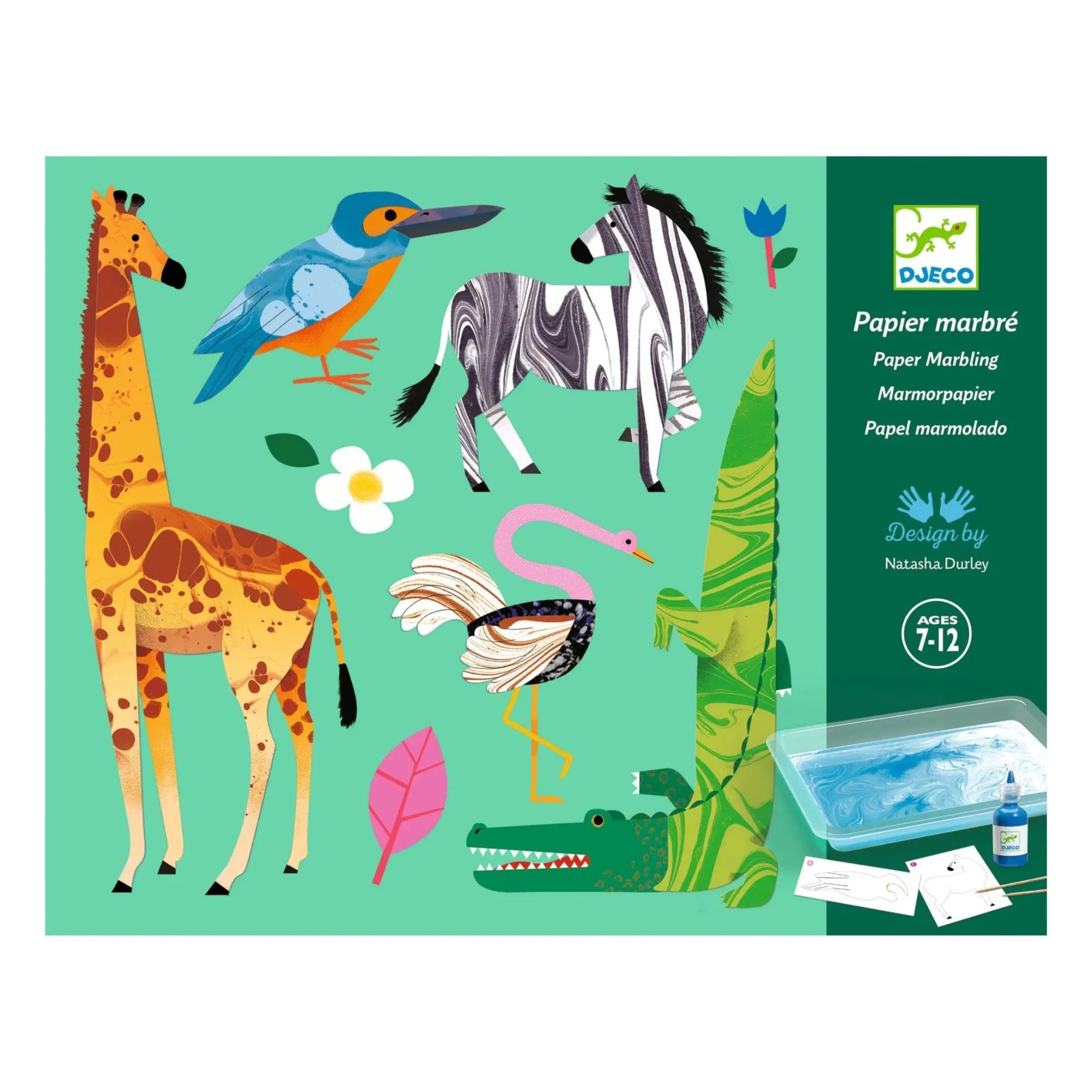 Djeco - Paper Marbling Activity Kit