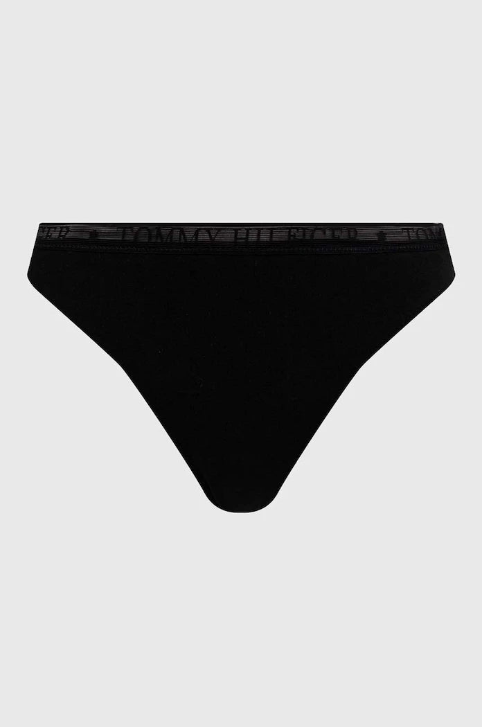 Tommy Hilfiger kadın pamuklu elastan tanga 3'lü