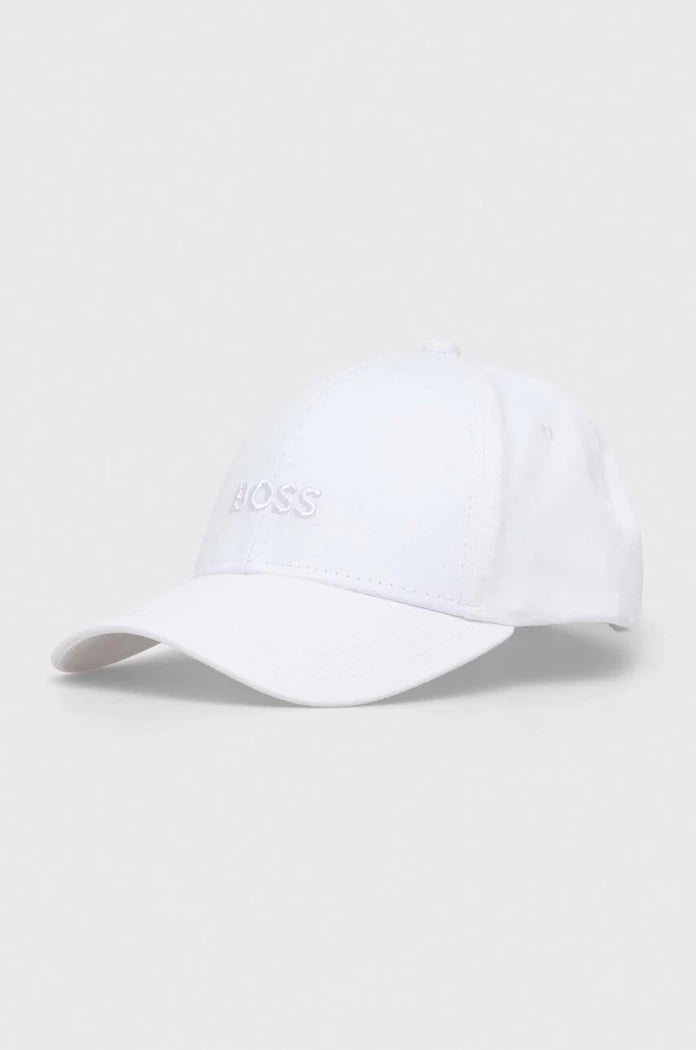 Памучна шапка с козирка BOSS Zed