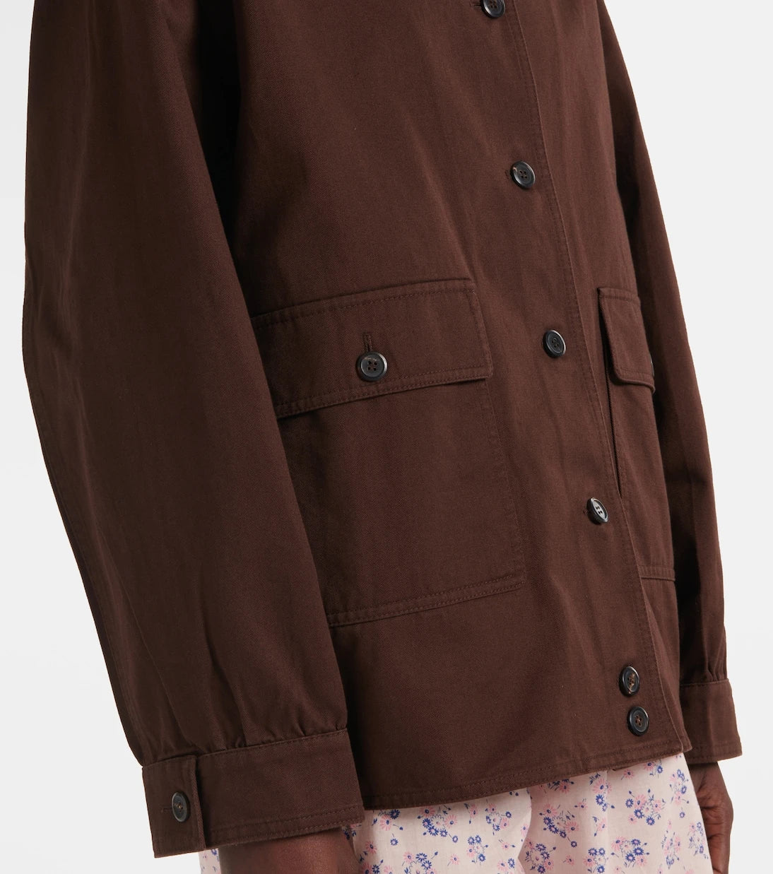 Prada - Oversized cotton field jacket