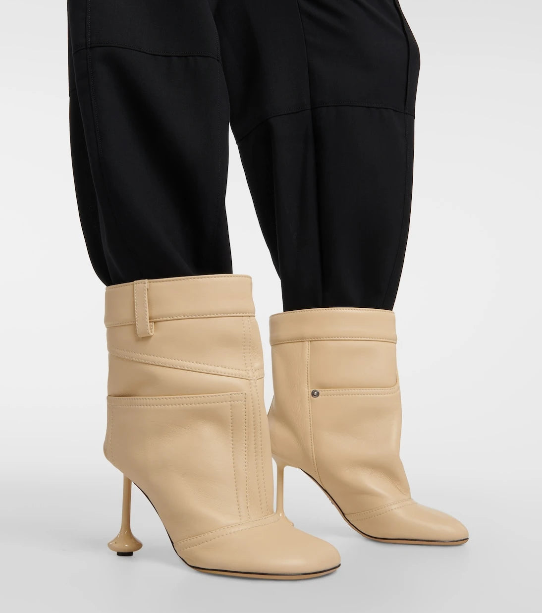 Loewe - Toy leather ankle boots