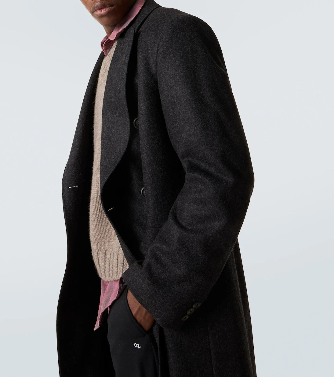 Our Legacy - Whale double-breasted wool-blend coat