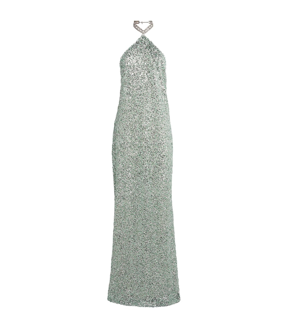 Multi Sequin Poseidon Gown
