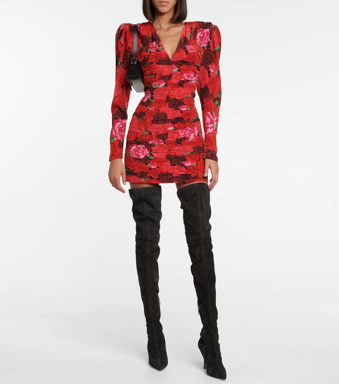Paris Texas - Suede knee-high boots