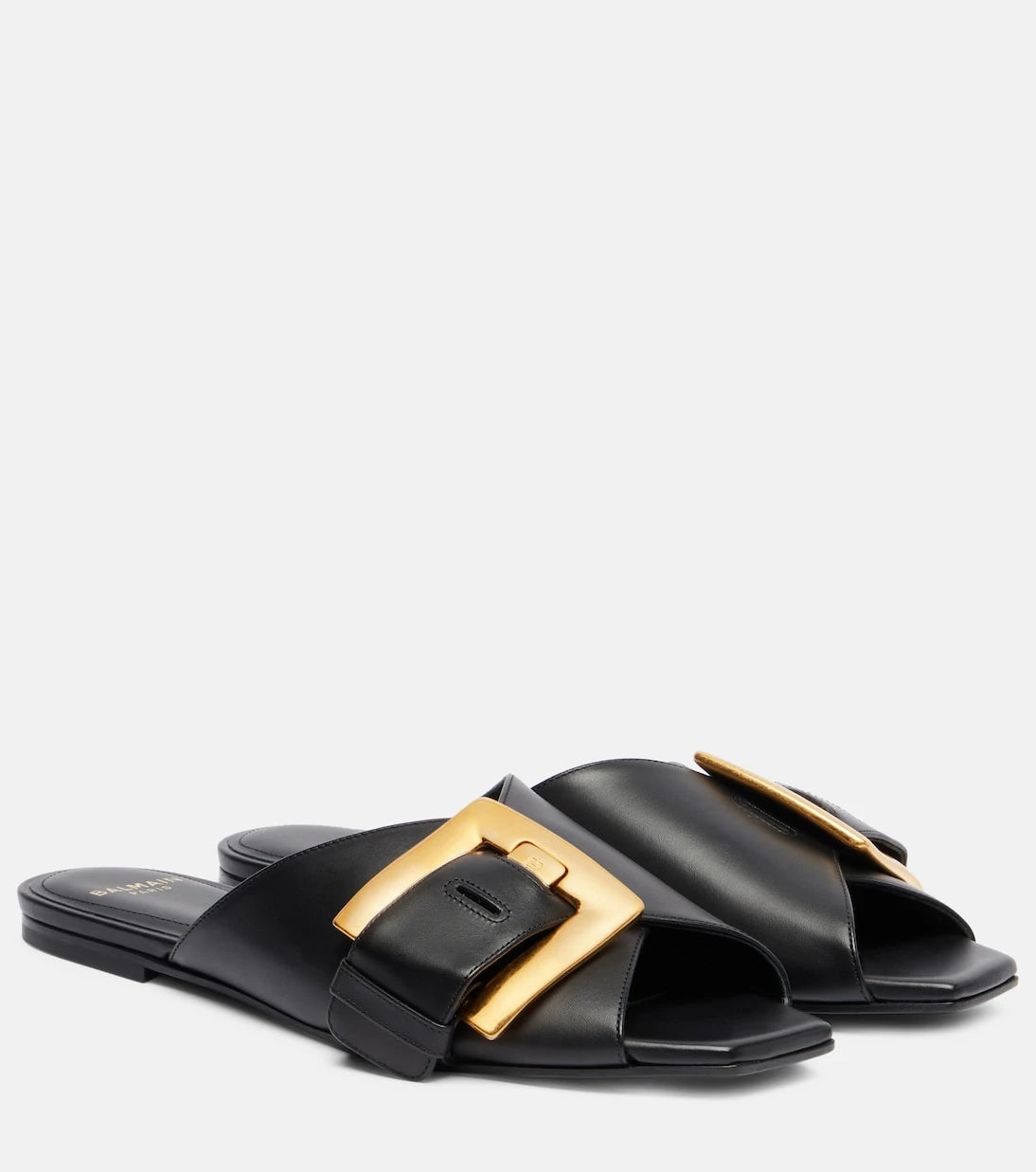 Balmain - Anthem leather sandals