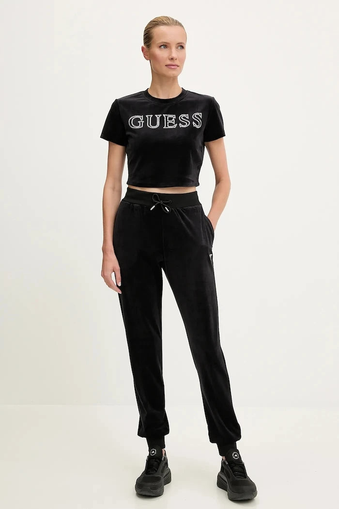 Guess COUTURE Kadife Spor Pantolon