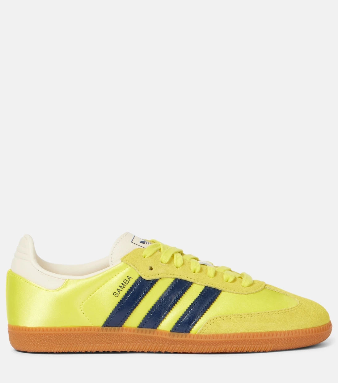 Adidas - Samba OG suede-trimmed satin sneakers