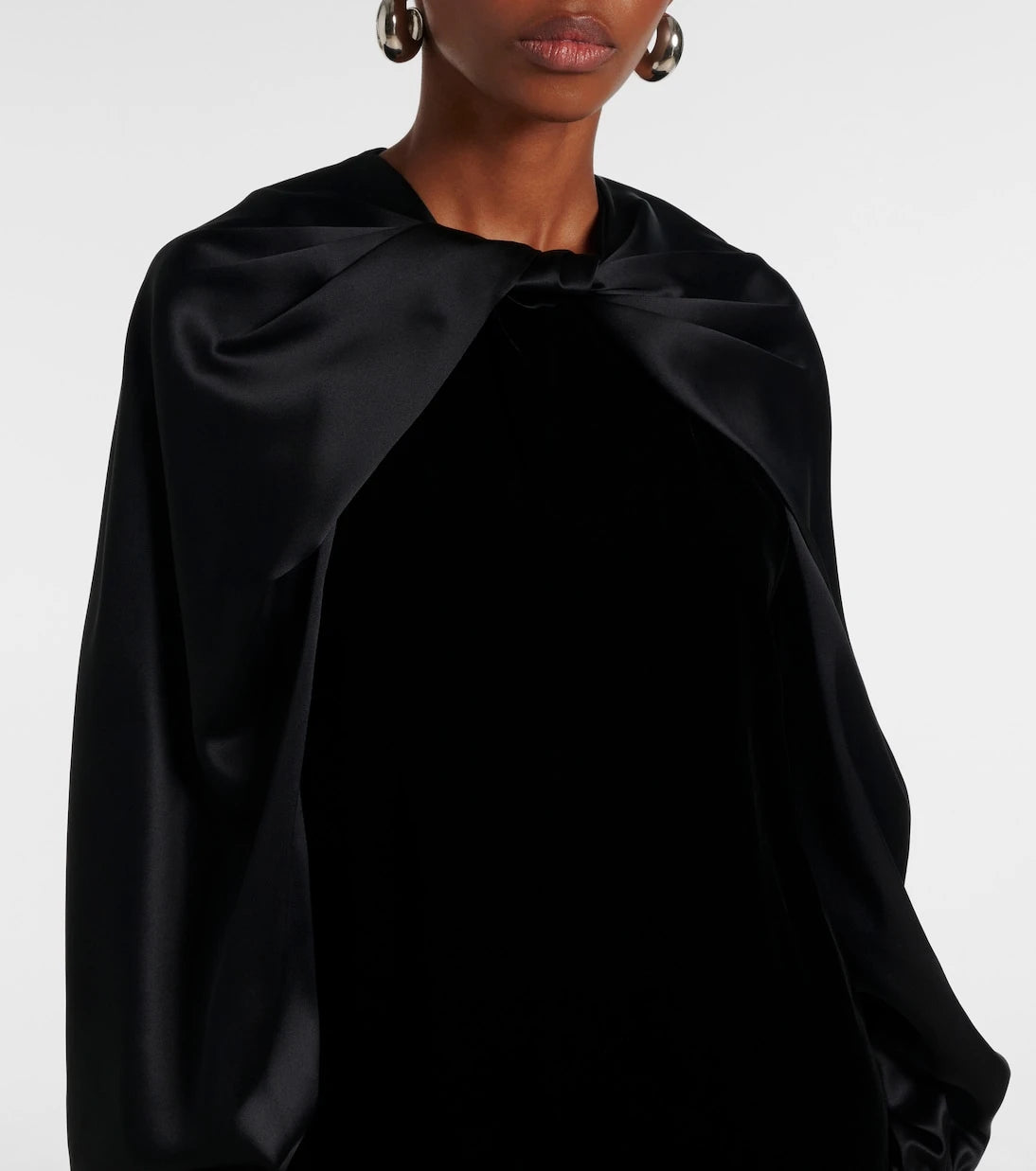 Max Mara - Zarella velvet and satin minidress