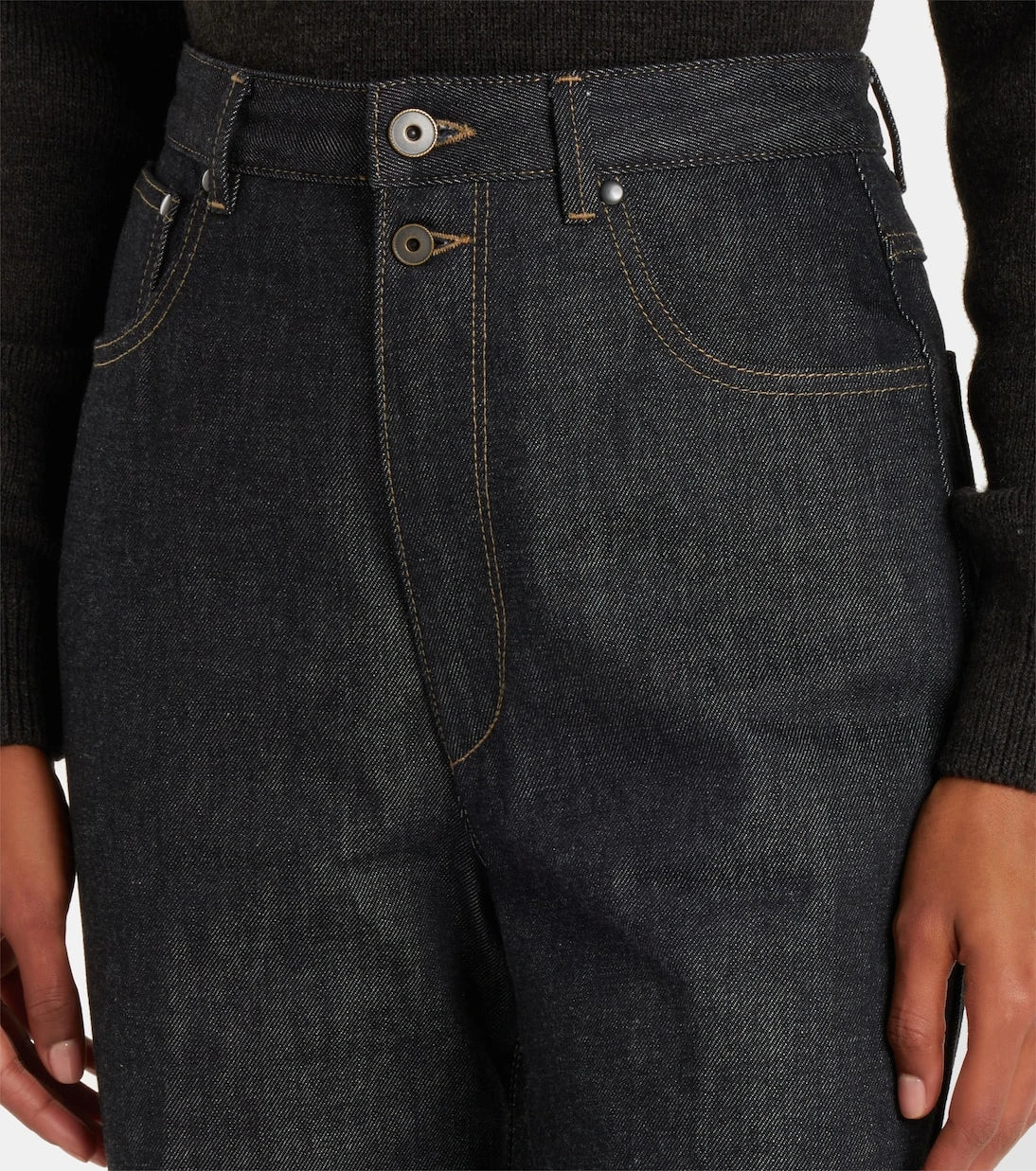 Lemaire - High-rise straight jeans