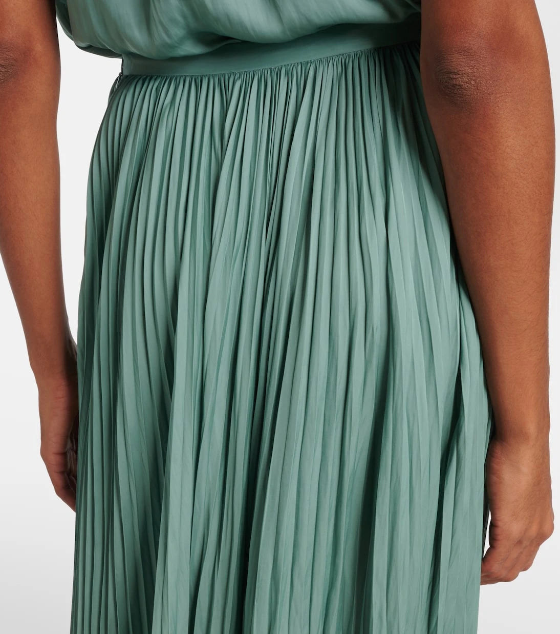 Ulla Johnson - Lulu satin plissé maxi skirt