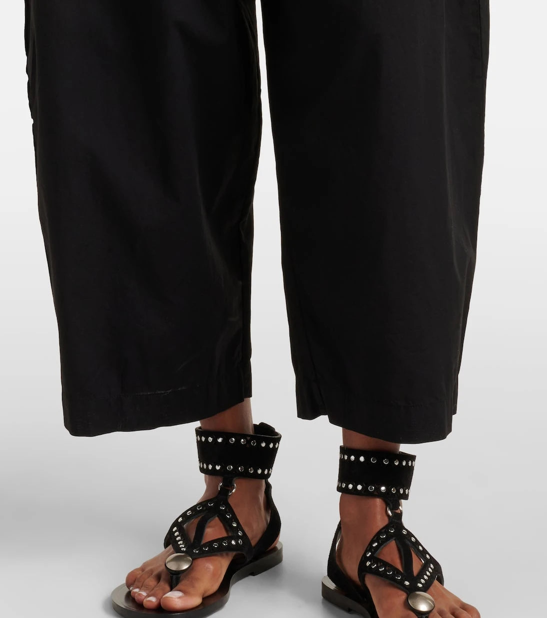 Velvet - Sophia cotton poplin wide-leg pants