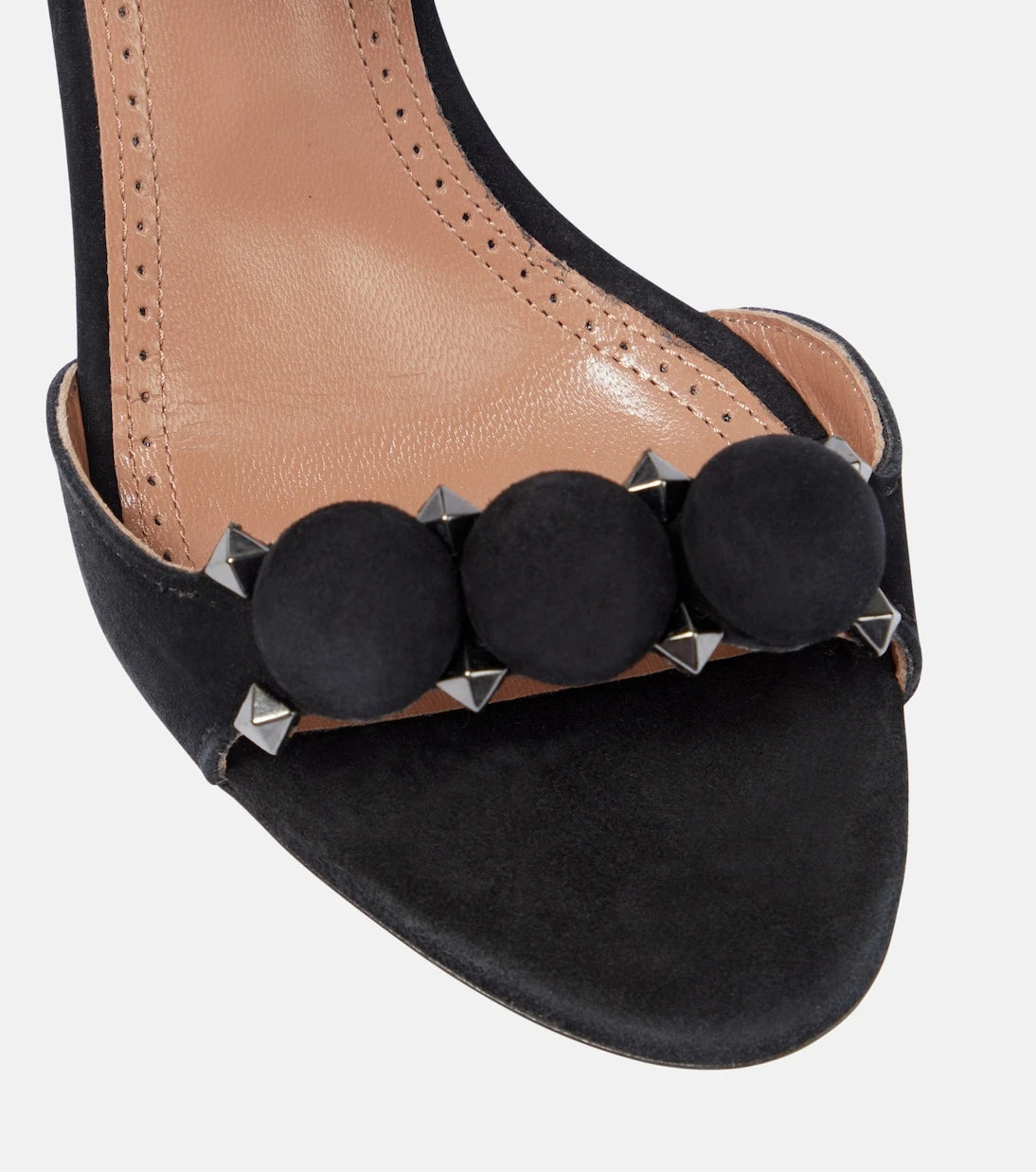 Alaïa - La Bombe 90 suede sandals