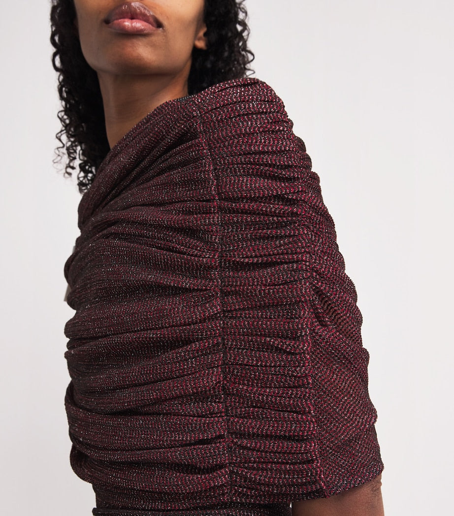 Metallic Annika Cape BLOOD WEB