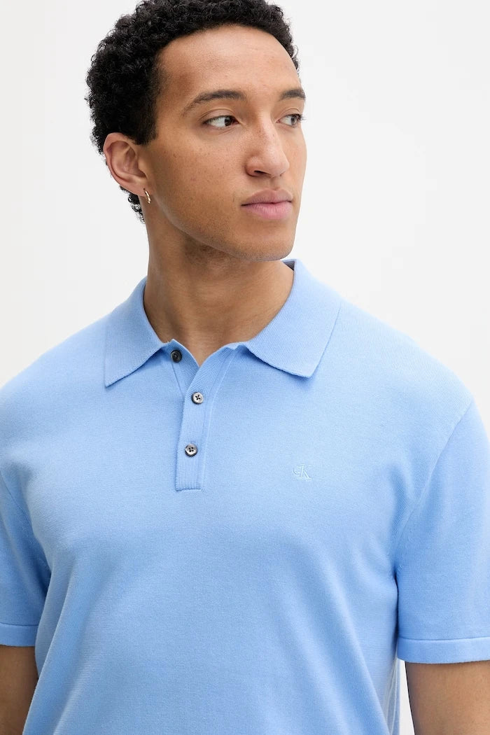 Calvin Klein erkek pamuklu yakalı polo tişört