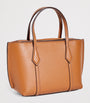 Tory Burch Brown Mini Leather Perry Cross-Body Bag
