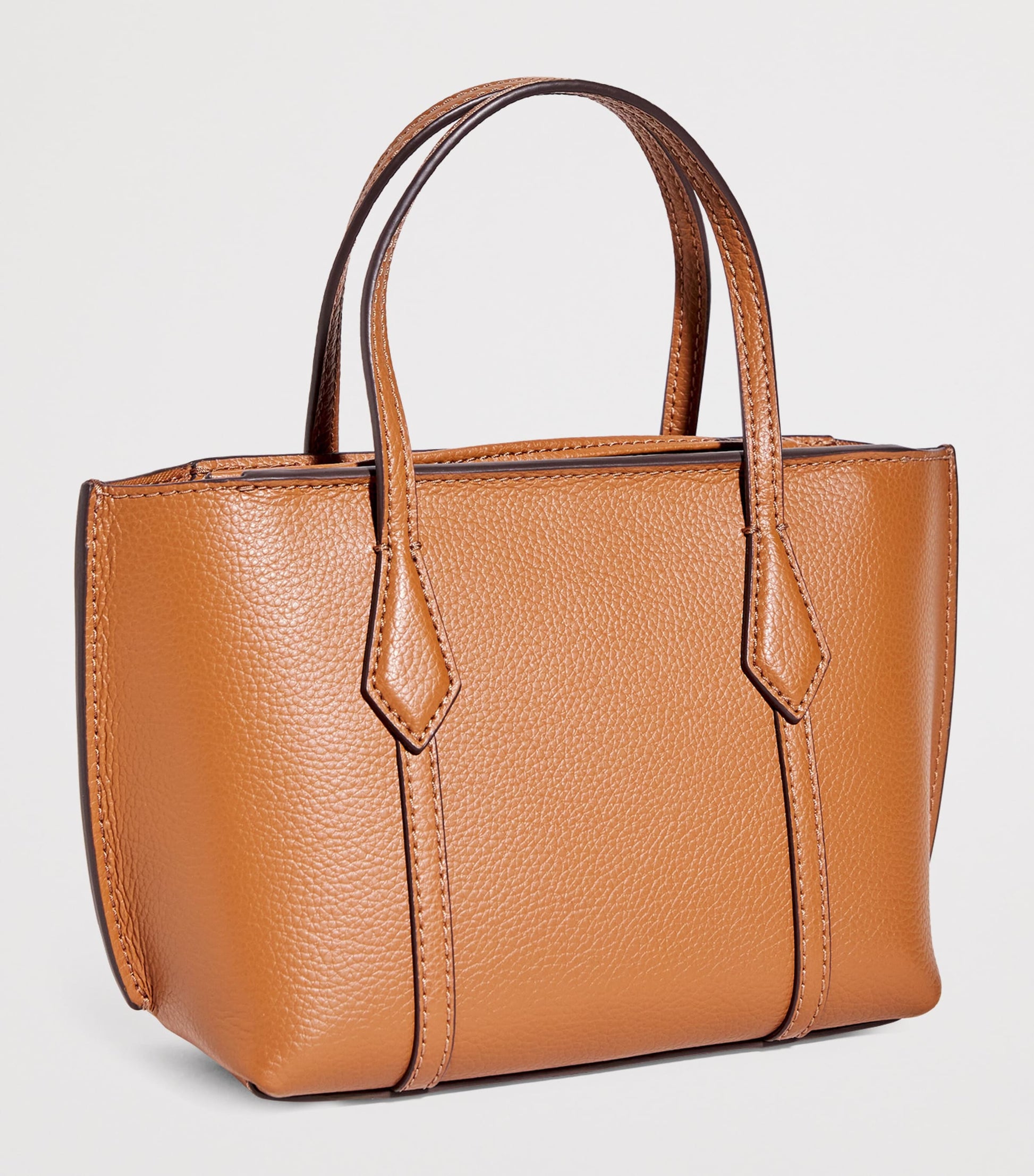 Tory Burch Brown Mini Leather Perry Cross-Body Bag