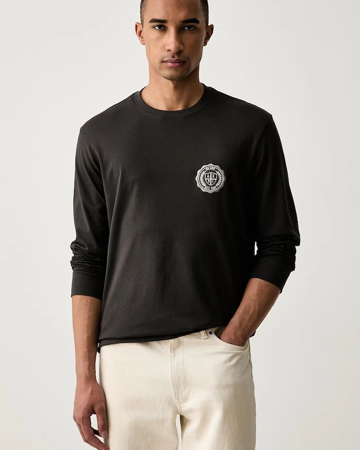 Armani Exchange erkek pamuklu uzun kollu bluz