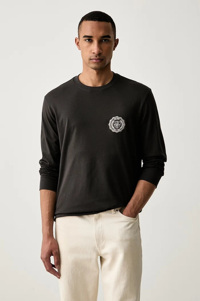 Armani Exchange erkek pamuklu uzun kollu bluz