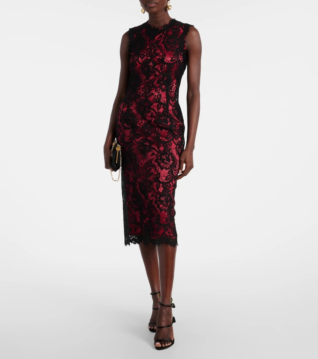 Dolce&Gabbana - Cotton-blend lace midi dress