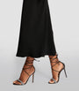 Victoria Beckham Black Gathered Midi Dress