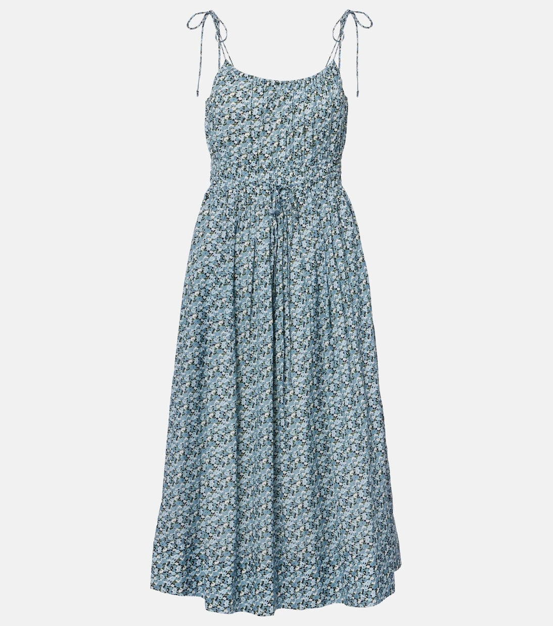 Veronica Beard - Millie floral shirred midi dress