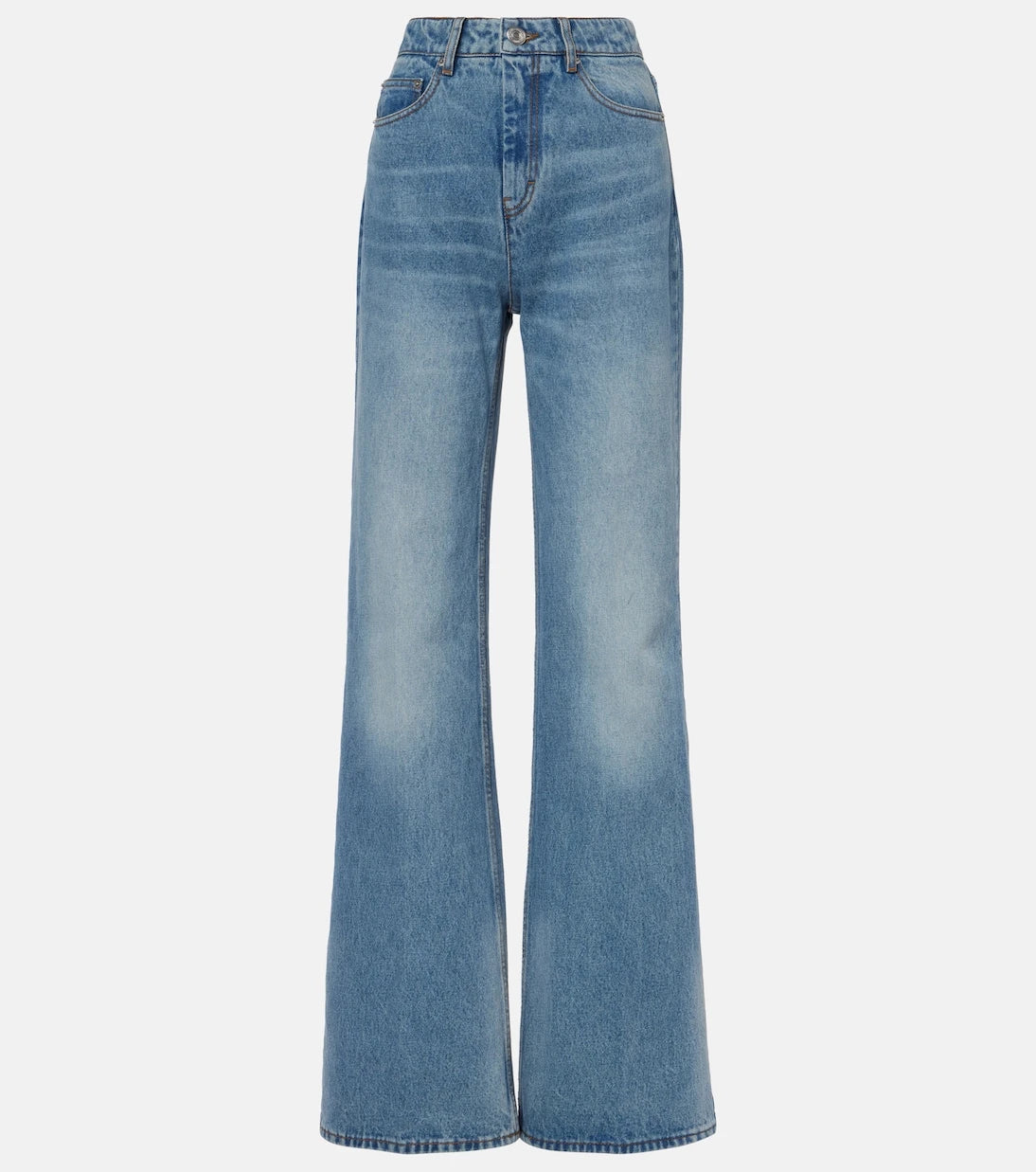 Ami Paris - High-rise flared jeans