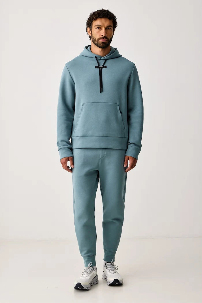 Pamuklu erkek kapüşonlu sweatshirt Focus Tech