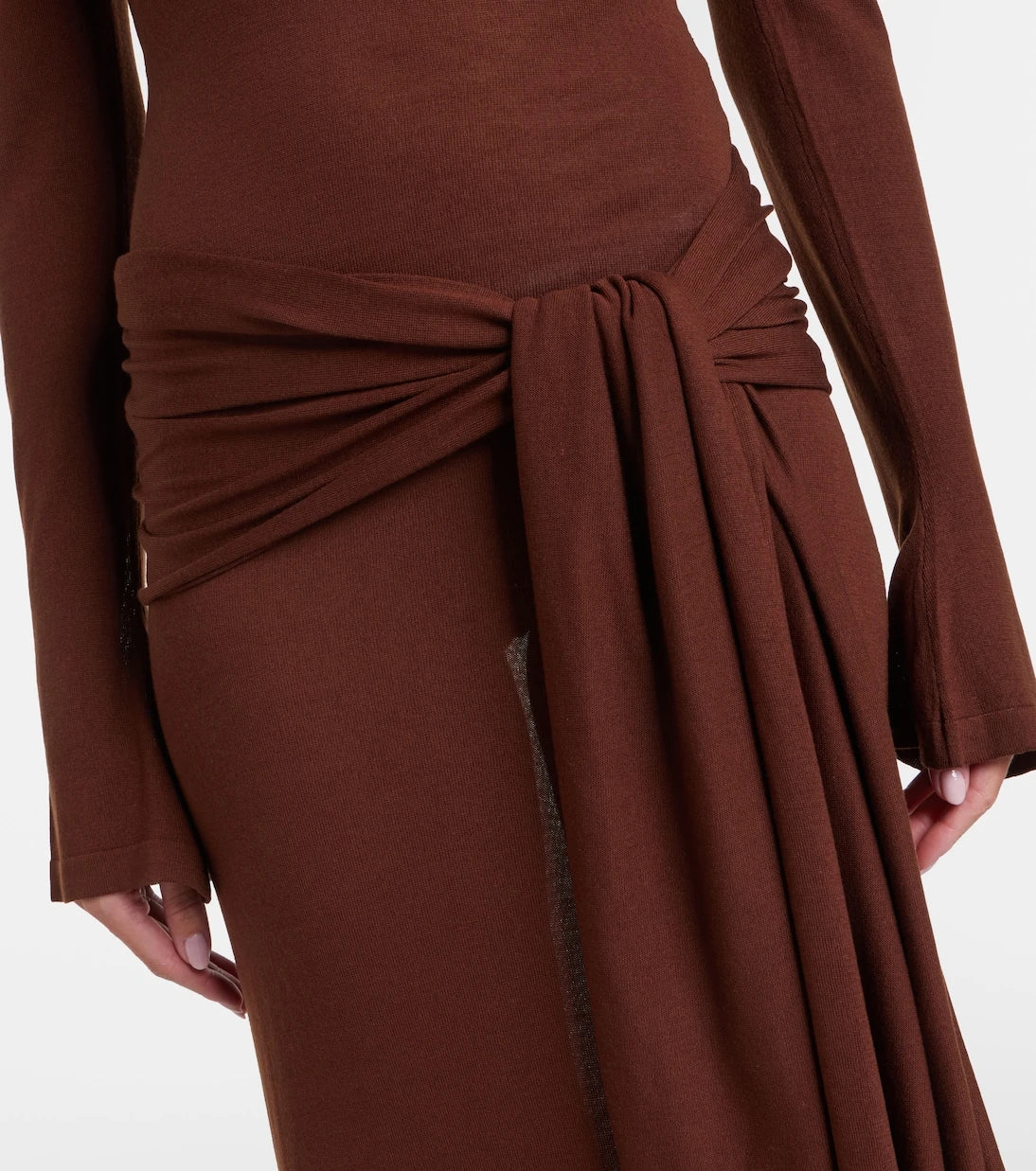 Aya Muse - Lace-trimmed maxi dress