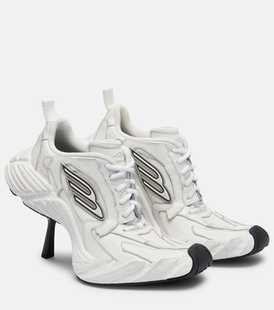 Balenciaga - Monday leather sneaker pumps