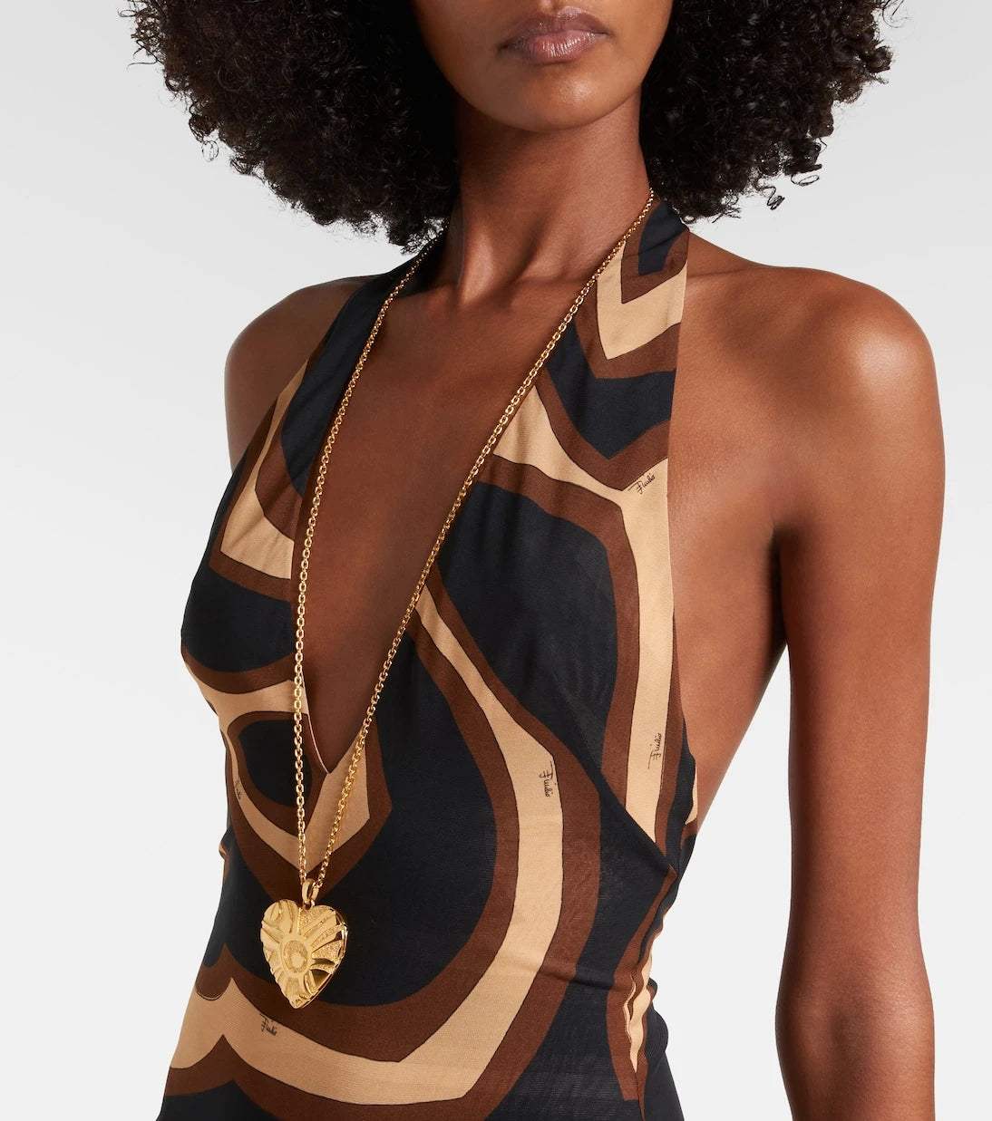 Pucci - Labirinto muslin jersey midi dress