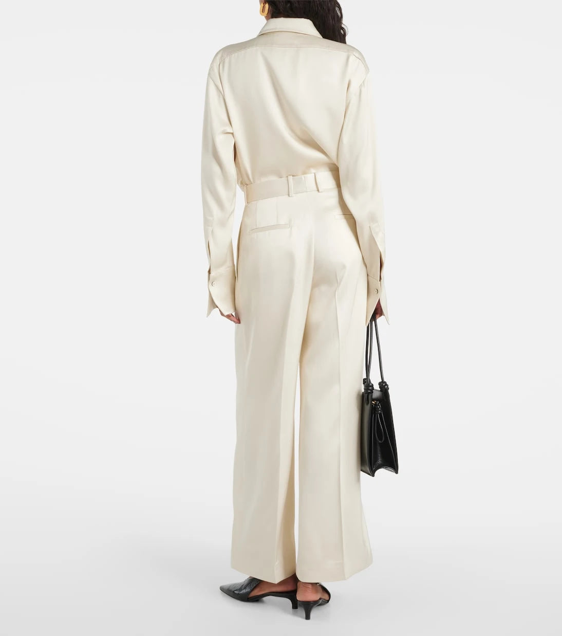 Jil Sander - Satin wide-leg pants