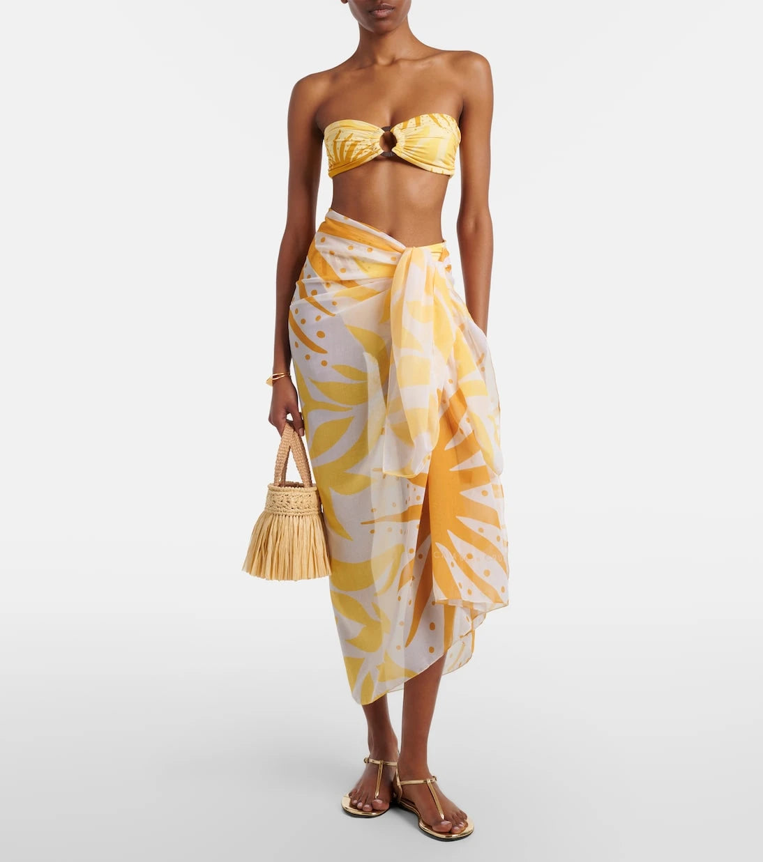 Cala de la Cruz - Luana printed beach cover-up