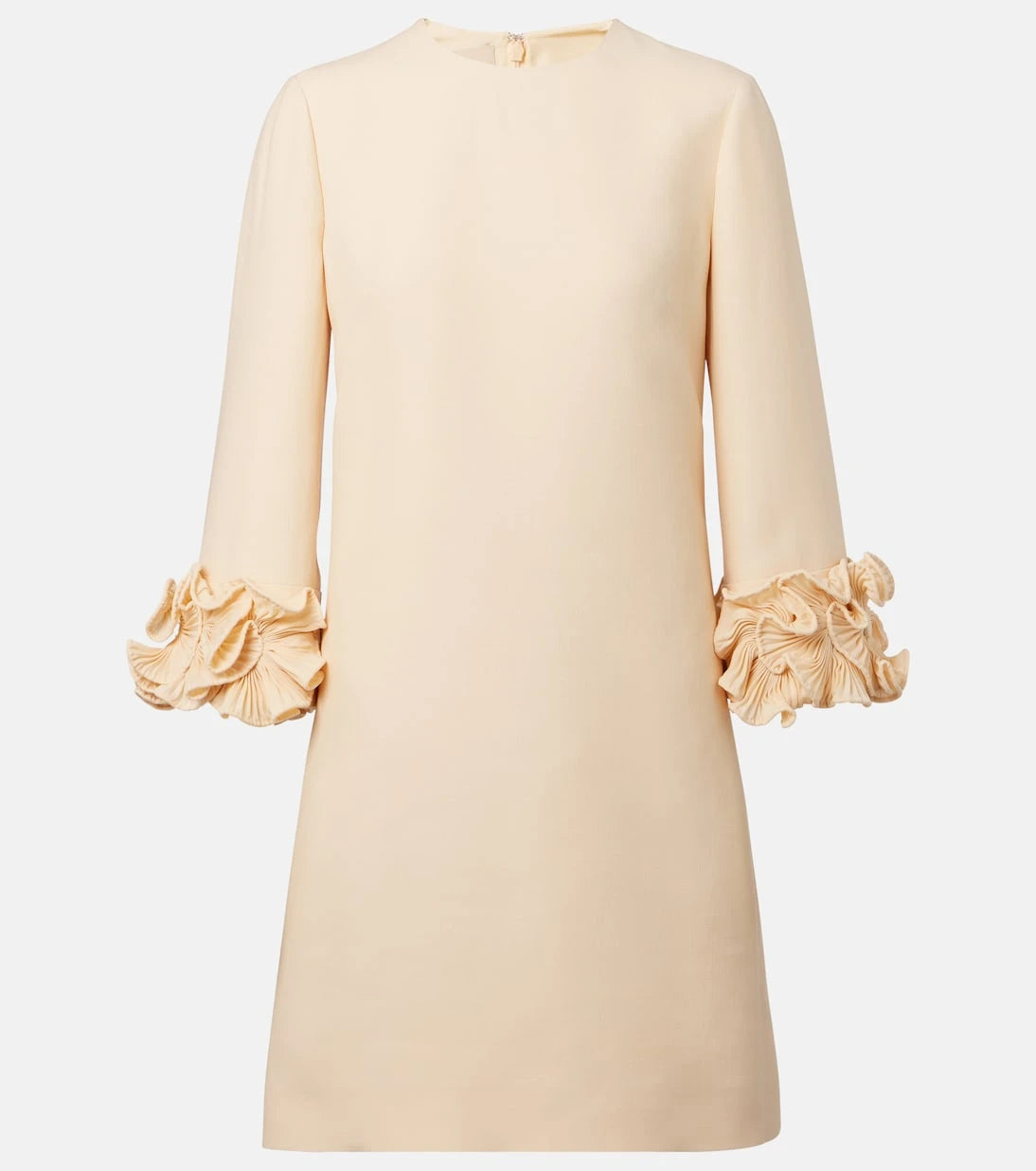 Valentino - فستان قصير من كريب كوتور