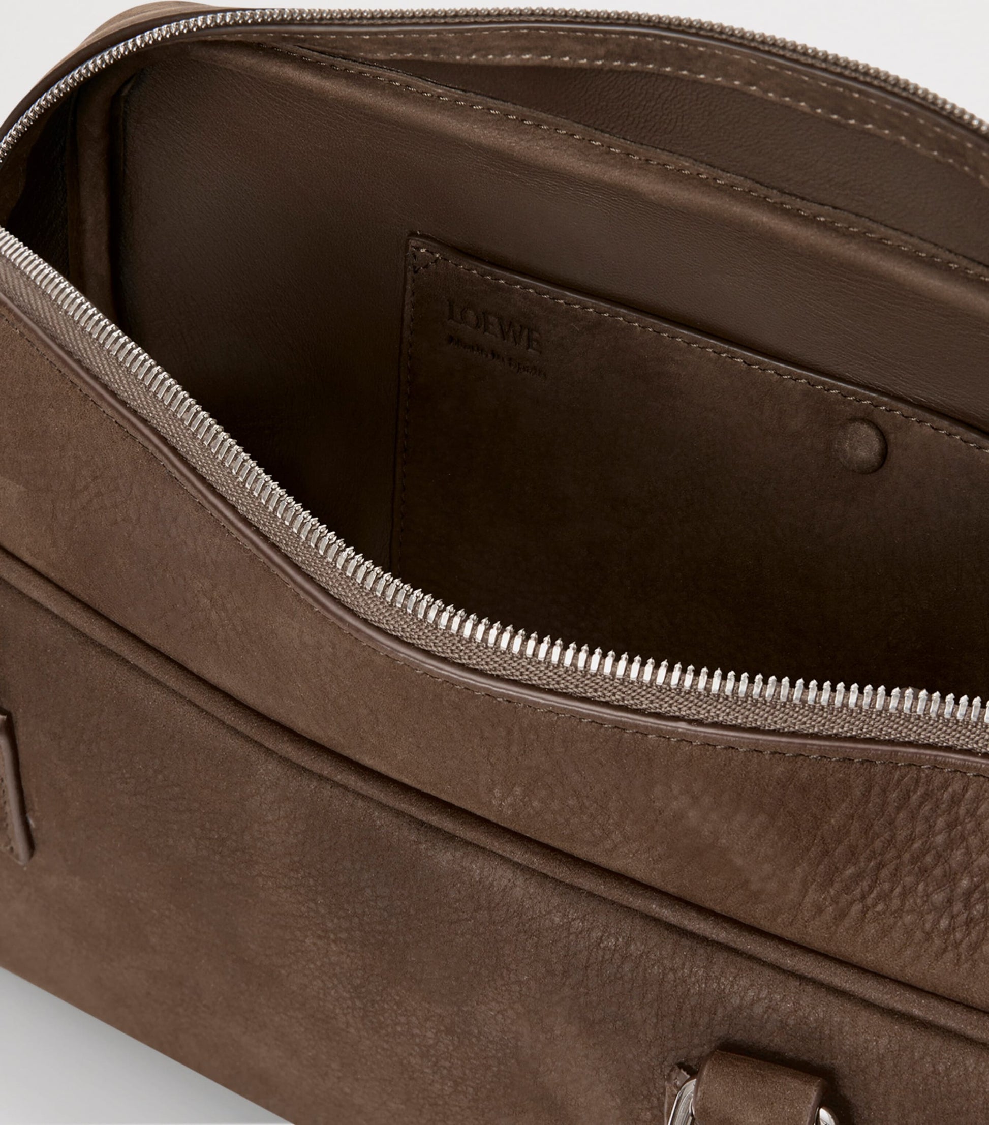 Suede Amazona 31 Top-Handle Bag TUNDRA