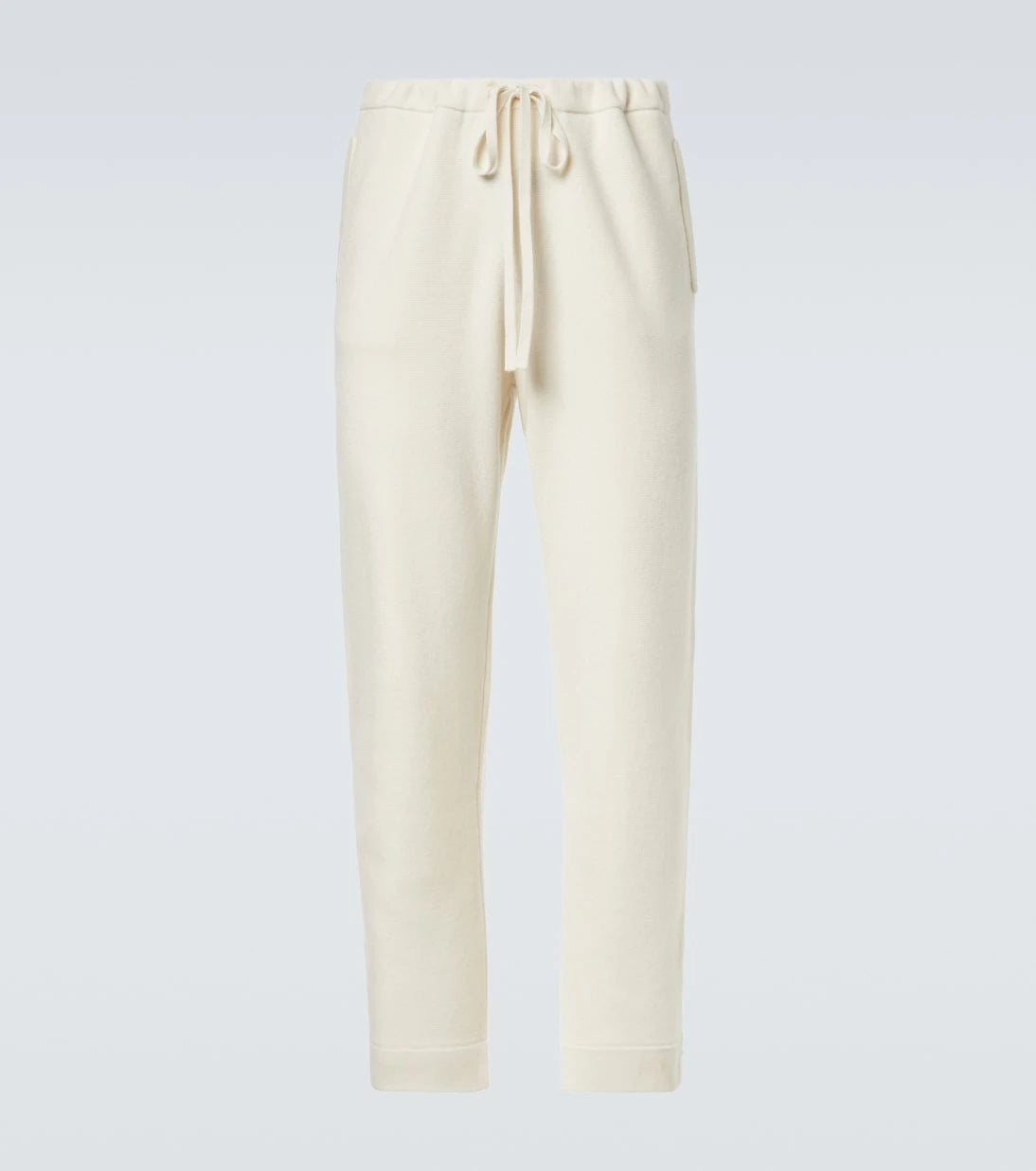 God's True Cashmere - Cashmere straight pants with amethyst