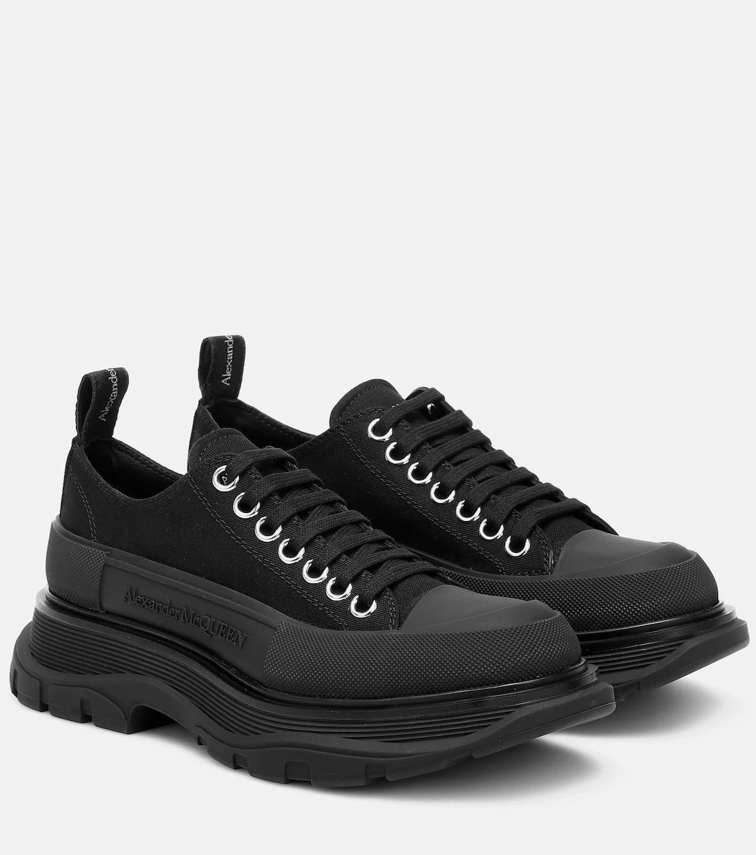 McQueen - Tread Slick leather sneakers
