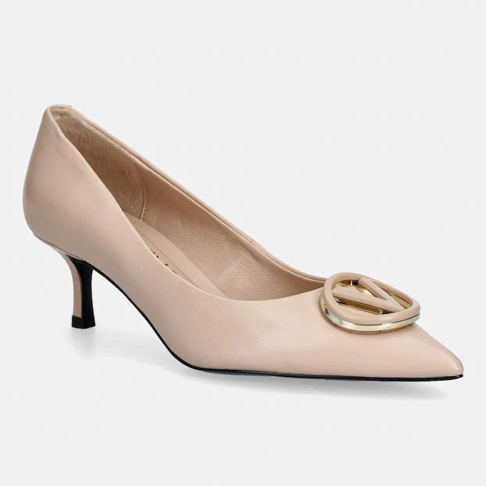 Valentino обувки с ток от кожа VALENTINE