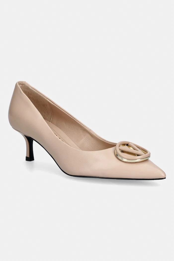Valentino обувки с ток от кожа VALENTINE